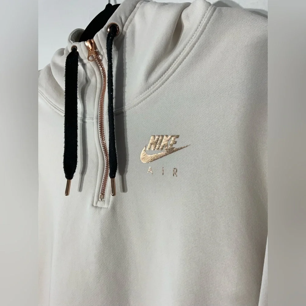 Nike Cream Relaxed Fit Hoodie Sweatshirt